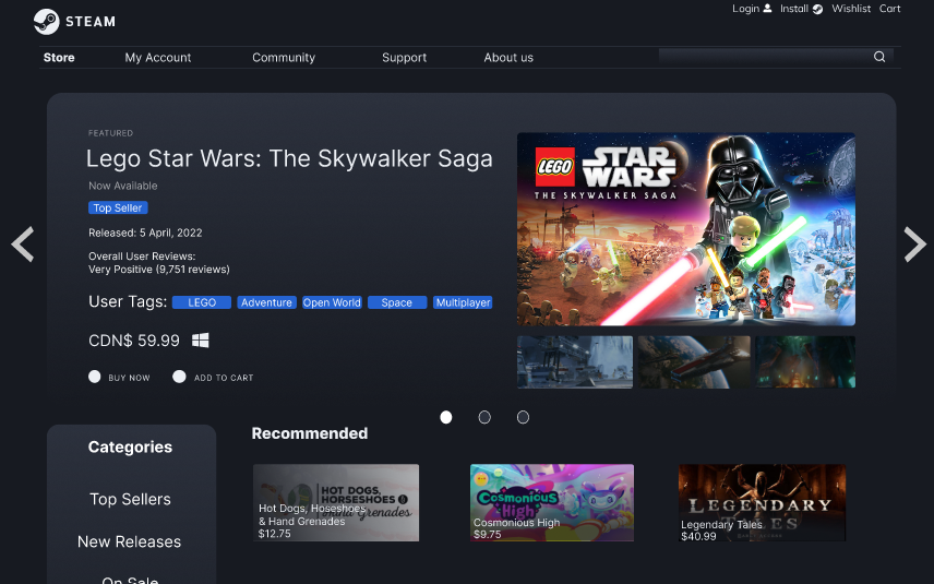 Revolutionizing User Experience: Enhancing Steam’s Navigation for a Seamless Gaming Journey